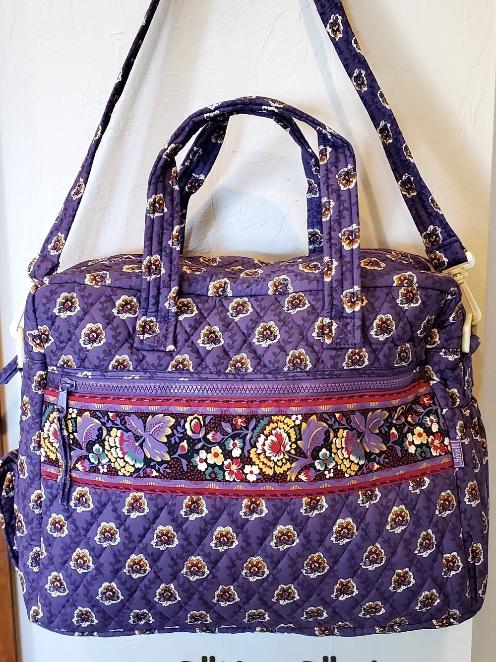 Ganz MaggiB Small Tote Or Diaper Bag - Berry Patch Design NWOT 11.5"H 15"W 5.5"D
